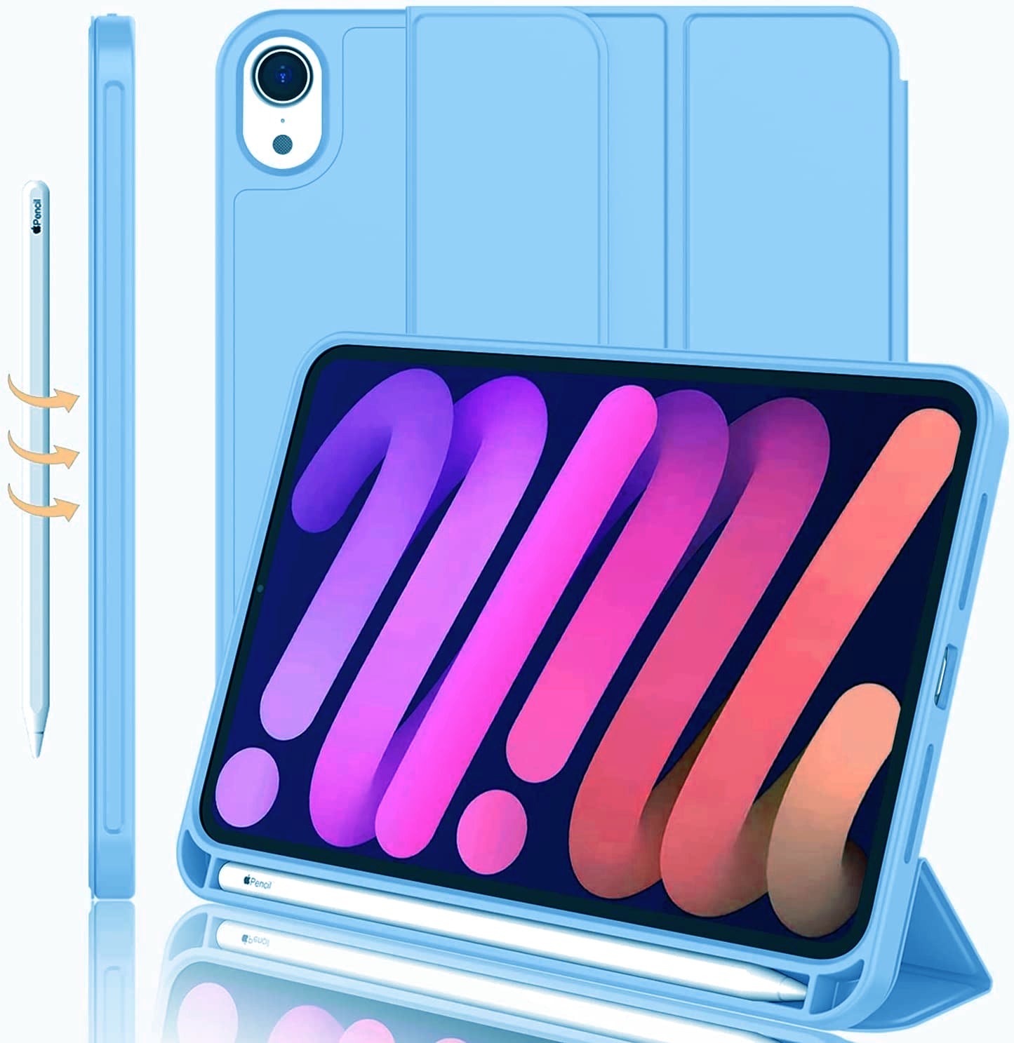 Étui Smart Cover pour iPad Mini 6 (6e génération) / Mini 7 (7e génération) Étui Smart Cover pour iPad Mini 6 (6e génération) / Mini 7 (7e génération)